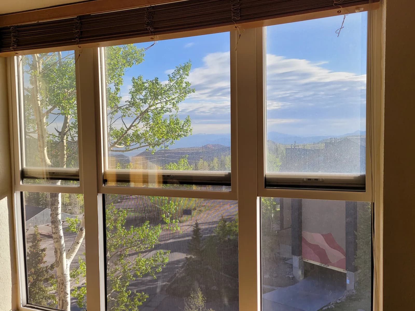 View from the unit window